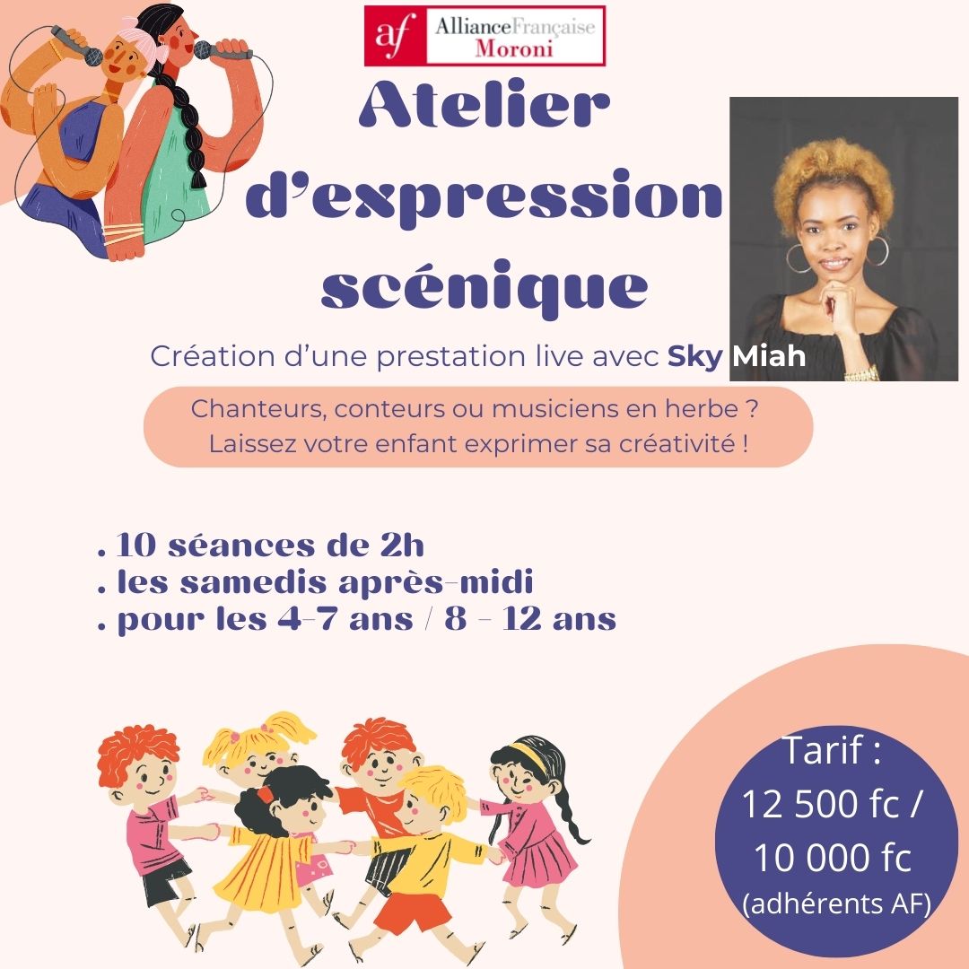 Atelier d'expression scénique pour enfants